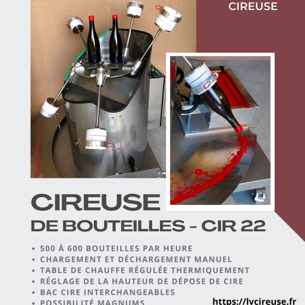 Cireuse de bouteilles - CIR 22